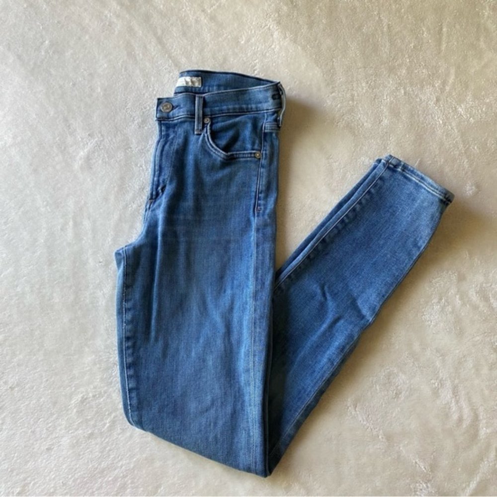 Wilfred x Citizens of Humanity, blue wash super high rise skinny Aida, size 4/27